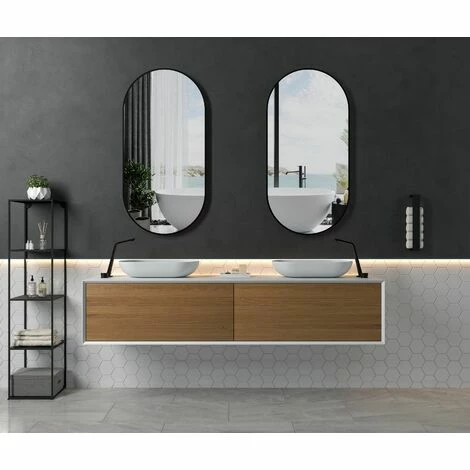 BERNSTEIN Vasque à Poser O-540 En Fonte Minérale (pierre De Synthèse) - En Blanc Brillant - 54 X 34 X 10,5 Cm: Sans Cache Supplémentaire 5 BERNSTEIN Vasque à Poser O-540 En Fonte Minérale (pierre De Synthèse) - En Blanc Brillant - 54 X 34 X 10,5 Cm: Sans Cache Supplémentaire – Image 3