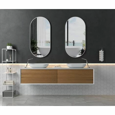 BERNSTEIN Vasque à Poser O-540 En Fonte Minérale (pierre De Synthèse) - En Blanc Brillant - 54 X 34 X 10,5 Cm: Sans Cache Supplémentaire 6 BERNSTEIN Vasque à Poser O-540 En Fonte Minérale (pierre De Synthèse) - En Blanc Brillant - 54 X 34 X 10,5 Cm: Sans Cache Supplémentaire – Image 4