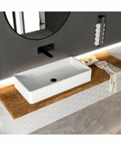 BERNSTEIN Vasque à Poser En Solide Surface PB2013 - 80 X 40 X 14,5 Cm - Blanc Mat 11 BERNSTEIN Vasque à Poser En Solide Surface PB2013 - 80 X 40 X 14,5 Cm - Blanc Mat -BERNSTEIN Shop 12195747 5