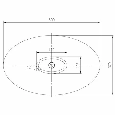 BERNSTEIN Vasque à Poser Wave PB2001B En Pierre Solide (Solid Stone) – 60 X 37 X 21 Cm - Couleur En Option: Noir / Blanc, Avec Cache Supplémentaire Noir 6 BERNSTEIN Vasque à Poser Wave PB2001B En Pierre Solide (Solid Stone) – 60 X 37 X 21 Cm - Couleur En Option: Noir / Blanc, Avec Cache Supplémentaire Noir – Image 4
