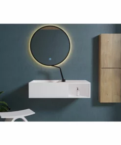 BERNSTEIN Lavabo Suspendu Avec Espace De Rangement PB2037 - 80 X 40 X 20cm En Résine De Synthèse (Solid Stone) 10 BERNSTEIN Lavabo Suspendu Avec Espace De Rangement PB2037 - 80 X 40 X 20cm En Résine De Synthèse (Solid Stone) -BERNSTEIN Shop 12387229 4