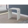 BERNSTEIN Tabouret De Douche PB4002 En Fonte Minérale - Blanc Mat