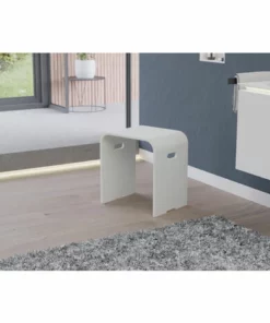BERNSTEIN Tabouret De Douche PB4002 En Fonte Minérale - Blanc Mat 7 BERNSTEIN Tabouret De Douche PB4002 En Fonte Minérale - Blanc Mat -BERNSTEIN Shop 12442763 3