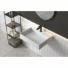 BERNSTEIN Vasque Murale PB2080 En Pierre Solide (Solid Surface) - 60 X 46 X 13 Cm - Blanc Mat 1 BERNSTEIN Vasque Murale PB2080 En Pierre Solide (Solid Surface) - 60 X 46 X 13 Cm - Blanc Mat -BERNSTEIN Shop 12442764 1