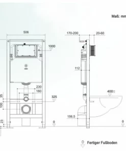 BERNSTEIN Bâti-support Pour WC Suspendu G3004A Avec Plaque De Déclenchement - Modèle Sélectionnable: Modèle 4111 Satin 11 BERNSTEIN Bâti-support Pour WC Suspendu G3004A Avec Plaque De Déclenchement - Modèle Sélectionnable: Modèle 4111 Satin -BERNSTEIN Shop 12586527 5