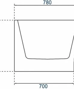 BERNSTEIN Baignoire îlot NOVA CORNER En Acrylique Sanitaire Blanc - Installation à Gauche -170 X 78 Cm - Robinetterie En Option: Sans Robinet Mitigeur, Sans Siphon -BERNSTEIN Shop 13136159 4