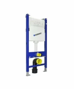 BERNSTEIN Bâti-support Geberit Duofix Basic 112 Cm, SPK UP100 + Delta 25 Blanc + Set Isolation Acoustique