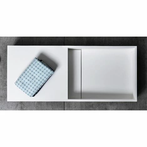 BERNSTEIN Vasque à Poser Ou Murale, TWG08, En Solid Surface (pierre Solide) - Blanc Mat - 75 X 32,5 X 15 Cm 6 BERNSTEIN Vasque à Poser Ou Murale, TWG08, En Solid Surface (pierre Solide) - Blanc Mat - 75 X 32,5 X 15 Cm – Image 4