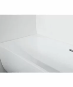 BERNSTEIN Baignoire îlot LENA CORNER En Acrylique Sanitaire Blanc Brillant - Installation à Gauche -170 X 75 Cm - Robinetterie En Option: Sans Robinet Mitigeur, Sans Siphon -BERNSTEIN Shop 54313475 5