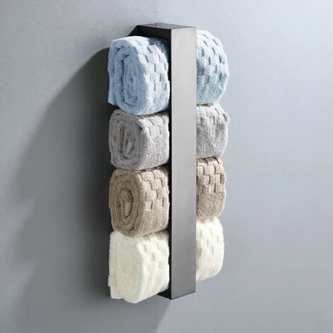 BERNSTEIN Porte-serviettes Design HH40 Pour Montage Mural - Couleur Sélectionnable: Chrome 4 BERNSTEIN Porte-serviettes Design HH40 Pour Montage Mural - Couleur Sélectionnable: Chrome – Image 2