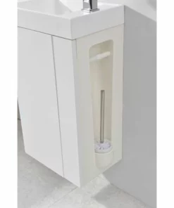 BERNSTEIN Lave-mains Pour WC Ou Petite Salle De Bain Compact 400 - Blanc Mat -armoire De Toilette Et Miroir En Option: Sans Miroir, Sans Bonde Pop Up, Brosse WC à Gauche 11 BERNSTEIN Lave-mains Pour WC Ou Petite Salle De Bain Compact 400 - Blanc Mat -armoire De Toilette Et Miroir En Option: Sans Miroir, Sans Bonde Pop Up, Brosse WC à Gauche -BERNSTEIN Shop 54313595 5