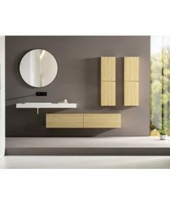 BERNSTEIN Plan De Toilette En Fonte Minérale B30 - Blanc Mat - Largeur Sélectionnable: 80cm -BERNSTEIN Shop 54313628 2