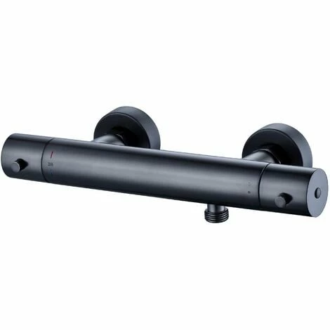 BERNSTEIN Mitigeur Thermostatique Douche 4021 Noir Mat - Barre De Douche / Flexible / Douchette à Main En Option: Sans Flexible, Sans Barre, Sans Douchette 3 BERNSTEIN Mitigeur Thermostatique Douche 4021 Noir Mat - Barre De Douche / Flexible / Douchette à Main En Option: Sans Flexible, Sans Barre, Sans Douchette