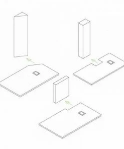 BERNSTEIN Receveur De Douche Noir Série GT En SMC - Largeur 80cm - Accessoires Sélectionnables: Sans Système D‘évacuation, 80x80cm (de) -BERNSTEIN Shop 54314063 5