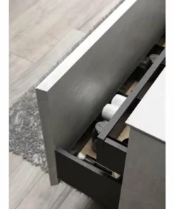 BERNSTEIN Ensemble De Meubles De Salle De Bain INALCO 1900 Gris Effet Béton - Miroir En Option: Sans Miroir, Sans Trous Pré-percés Pour La Robinetterie -BERNSTEIN Shop 54314112 4