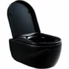 BERNSTEIN WC Suspendu à Fond Creux Sans Bride NANO NT2039 - Noir - Abattant Softclose Inclus: Extra Plat -BERNSTEIN Shop 54314113 1