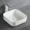 BERNSTEIN Lave-mains à Poser En Céramique Sanitaire KW6134 - 38,5 X 38,5 X 13,5 Cm - Couleur En Option: Sans Bonde Pop Up, Blanc Brillant 1 BERNSTEIN Lave-mains à Poser En Céramique Sanitaire KW6134 - 38,5 X 38,5 X 13,5 Cm - Couleur En Option: Sans Bonde Pop Up, Blanc Brillant -BERNSTEIN Shop 54314125 1