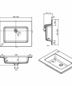 BERNSTEIN Ensemble Pour Salle De Bain EDGE 650 - Dans Différentes Couleurs - Armoire De Toilette Et Colonne En Option: Sans Miroir, Sans Meuble Mural, Béton, Blanc Brillant -BERNSTEIN Shop 54314133 5
