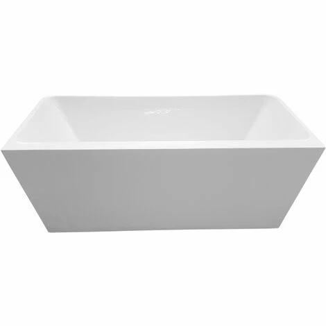 BERNSTEIN Baignoire îlot VENEZIA Acrylique Blanc Brillant - 170 X 80 Cm - Accessoires En Option: Sans Robinet Mitigeur, Sans Siphon 7 BERNSTEIN Baignoire îlot VENEZIA Acrylique Blanc Brillant - 170 X 80 Cm - Accessoires En Option: Sans Robinet Mitigeur, Sans Siphon – Image 5
