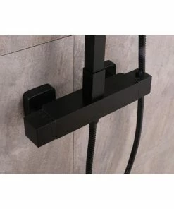 BERNSTEIN Système De Douche Combiné Thermostatique SEDAL- 8921B Basic En Noir - Avec Ou Sans Tête De Douche: Sans Tête (de Douche) -BERNSTEIN Shop 54314271 3