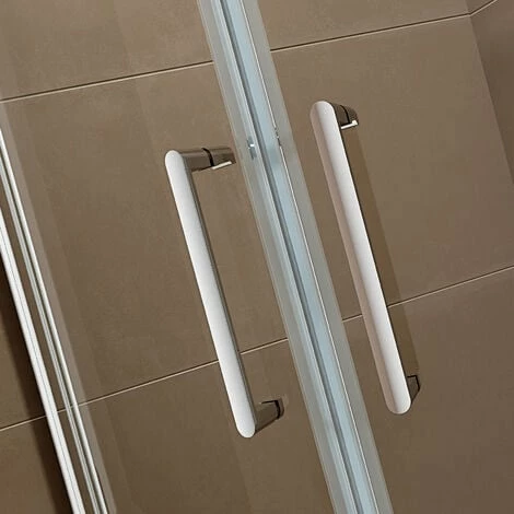 BERNSTEIN Cabine De Douche Quart De Cercle Avec Portes Pivotantes EX406A - Verre De Sécurité ESG Nano - Dimensions Séclectionnables: 80x80cm 6 BERNSTEIN Cabine De Douche Quart De Cercle Avec Portes Pivotantes EX406A - Verre De Sécurité ESG Nano - Dimensions Séclectionnables: 80x80cm – Image 4