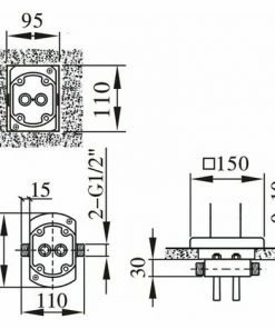 BERNSTEIN Robinet Mitigeur De Luxe Sur Pied NT3311 Avec Corps D'encastrement - Couleur Sélectionnable: Blanc -BERNSTEIN Shop 54314334 5