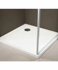 BERNSTEIN Paroi De Douche D'angle En Verre Véritable NANO De 8mm NT416 - En Option : Couleur Des Profilés Et Dimensions: Chrome, 80cm, 70cm -BERNSTEIN Shop 54314339 4