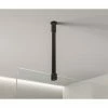 BERNSTEIN Barre De Fixation Plafond Pour Douche à L'italienne - Couleur à Choix: Noir (mat) 2 BERNSTEIN Barre De Fixation Plafond Pour Douche à L'italienne - Couleur à Choix: Noir (mat) -BERNSTEIN Shop 54314367 1
