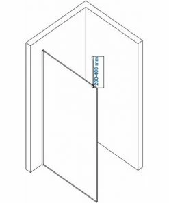 BERNSTEIN Barre De Fixation Plafond Pour Douche à L'italienne - Couleur à Choix: Noir (mat) -BERNSTEIN Shop 54314367 3