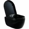 BERNSTEIN WC Suspendu à Fond Creux Noir Sans Bride NANO Protection - Abattant Softclose - Version Courte -BERNSTEIN Shop 54314382 1