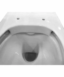 BERNSTEIN WC Suspendu Sans Rebord E-9030, Abattant Avec Mécanisme De Fermeture Douce, Couleur Au Choix: Blanc Brillant -BERNSTEIN Shop 54314384 4