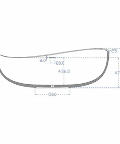 BERNSTEIN Baignoire îlot En Acrylique Sanitaire WAVE - 180 X110 X 62 Cm - Couleur Et Robinetterie En Option: Sans Robinet Mitigeur, Sans Siphon, Blanc Brillant -BERNSTEIN Shop 54314439 3
