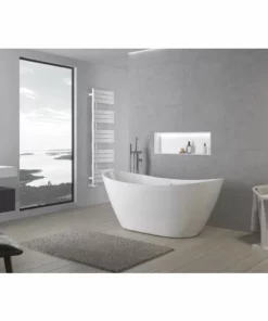 BERNSTEIN Baignoire îlot BELLAGIO 2.0 En Acrylique - Couleur Et Dimensions Sélectionnables: Sans Robinet Mitigeur, Blanc Brillant, 180x80 Cm (de)