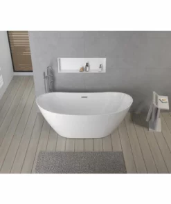BERNSTEIN Baignoire îlot BELLAGIO 2.0 En Acrylique - Couleur Et Dimensions Sélectionnables: Sans Robinet Mitigeur, Blanc Brillant, 180x80 Cm (de) -BERNSTEIN Shop 54314489 4