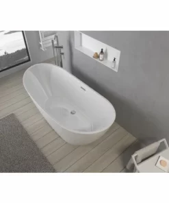 BERNSTEIN Baignoire îlot BELLAGIO 2.0 En Acrylique - Couleur Et Dimensions Sélectionnables: Sans Robinet Mitigeur, Blanc Brillant, 180x80 Cm (de) -BERNSTEIN Shop 54314489 5