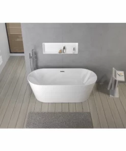 BERNSTEIN Baignoire îlot VERA 2.0 En Acrylique - 170 X 80 X 61 Cm - Robinetterie Disponible En Option: Sans Robinet Mitigeur, Blanc Brillant -BERNSTEIN Shop 54314507 5