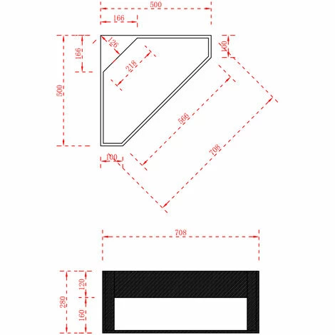 BERNSTEIN Lave-mains D'angle En Solid Surface TWG70 - Blanc Mat - 50 X 50 X 28 Cm 6 BERNSTEIN Lave-mains D'angle En Solid Surface TWG70 - Blanc Mat - 50 X 50 X 28 Cm – Image 4