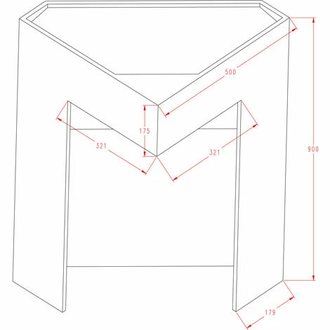 BERNSTEIN Vasque Totem D'angle En Solid Surface TWZ70 - Blanc Mat - 50 X 50 X 90 Cm 6 BERNSTEIN Vasque Totem D'angle En Solid Surface TWZ70 - Blanc Mat - 50 X 50 X 90 Cm – Image 4