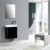 BERNSTEIN Petit Ensemble Pour Salle De Bain CARO 450 - Dans Différentes Couleurs - Miroir Ou Armoire De Toilette En Option: Noir (mat), Sans Miroir -BERNSTEIN Shop 54314589 1