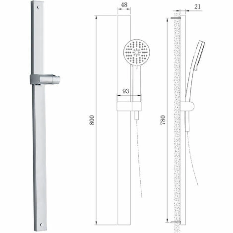 BERNSTEIN Mitigeur Thermostatique Bain/douche 4051 - Barre De Douche / Flexible / Douchette à Main En Option: Sans Flexible, Sans Barre, Sans Douchette 7 BERNSTEIN Mitigeur Thermostatique Bain/douche 4051 - Barre De Douche / Flexible / Douchette à Main En Option: Sans Flexible, Sans Barre, Sans Douchette – Image 5