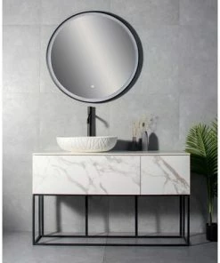 BERNSTEIN Vasque à Poser En Pierre Solide LEO - 50 X 40 X 12 Cm - Couleur En Option: Blanc Mat, Sans Bonde Pop Up 10 BERNSTEIN Vasque à Poser En Pierre Solide LEO - 50 X 40 X 12 Cm - Couleur En Option: Blanc Mat, Sans Bonde Pop Up -BERNSTEIN Shop 54314611 4