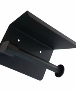 Porte-papier Hygiènique Auto-adhésif BERNSTEIN TH1410 Avec Tablette De Dépose - Couleur En Option: Noir (mat)