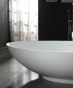 BERNSTEIN Baignoire îlot Design En Pierre Solide VIGO - Blanc Mat - Dimensions Sélectionnables Et Accessoires En Option: Sans Robinet Mitigeur, Sans Siphon, 150 X 75 Cm (de) 10 BERNSTEIN Baignoire îlot Design En Pierre Solide VIGO - Blanc Mat - Dimensions Sélectionnables Et Accessoires En Option: Sans Robinet Mitigeur, Sans Siphon, 150 X 75 Cm (de) -BERNSTEIN Shop 54314732 4