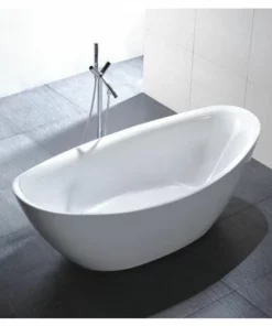 BERNSTEIN Baignoire îlot En Acrylique Sanitaire Blanc Brillant BELLAGIO - 180 X 86 X 65 Cm - Robinetterie En Option: Sans Robinet Mitigeur, Sans Siphon -BERNSTEIN Shop 54314781 3
