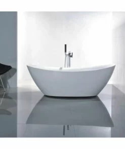 BERNSTEIN Baignoire îlot En Acrylique Sanitaire Blanc Brillant BELLAGIO - 180 X 86 X 65 Cm - Robinetterie En Option: Sans Robinet Mitigeur, Sans Siphon -BERNSTEIN Shop 54314781 4