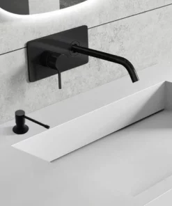 BERNSTEIN Distributeur De Savon Encastrable Noir Ou Chrome D350: Noir (mat)