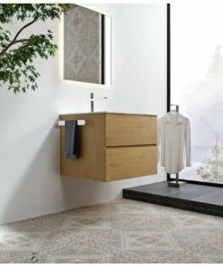 BERNSTEIN Porte-serviettes Auto-adhésif HH21 Pour Meubles De Salle De Bain - Couleur Sélectionnable: Acier Brossé