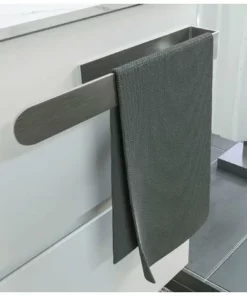 BERNSTEIN Porte-serviettes Auto-adhésif HH21 Pour Meubles De Salle De Bain - Couleur Sélectionnable: Acier Brossé -BERNSTEIN Shop 54314965 4