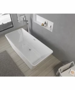 BERNSTEIN Baignoire îlot VENEZIA 2.0 En Acrylique Blanc - 170 X 75 X 58 Cm - Robinetterie Disponible En Option: Sans Robinet Mitigeur, Blanc Brillant -BERNSTEIN Shop 54315132 3