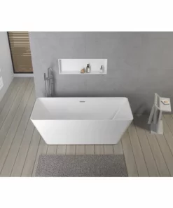 BERNSTEIN Baignoire îlot VENEZIA 2.0 En Acrylique Blanc - 170 X 75 X 58 Cm - Robinetterie Disponible En Option: Sans Robinet Mitigeur, Blanc Brillant -BERNSTEIN Shop 54315132 4